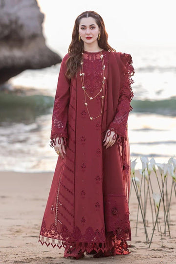 Embroidered Lawn Fancy 3 Piece Dress